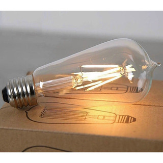 Combo 10 Bóng Đèn LED Edison ST64 Vàng Nắng