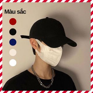 Nón lưỡi trai trơn unisex nhiều màu thời trang đơn giản Mũ nón kết basic