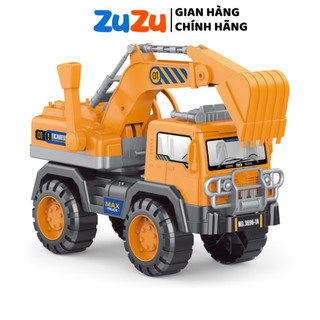 Xe máy xúc cỡ lớn cho bé, đồ chơi xe máy múc máy xúc cần cẩu siêu to, quà tặng cho bé trai bé gái