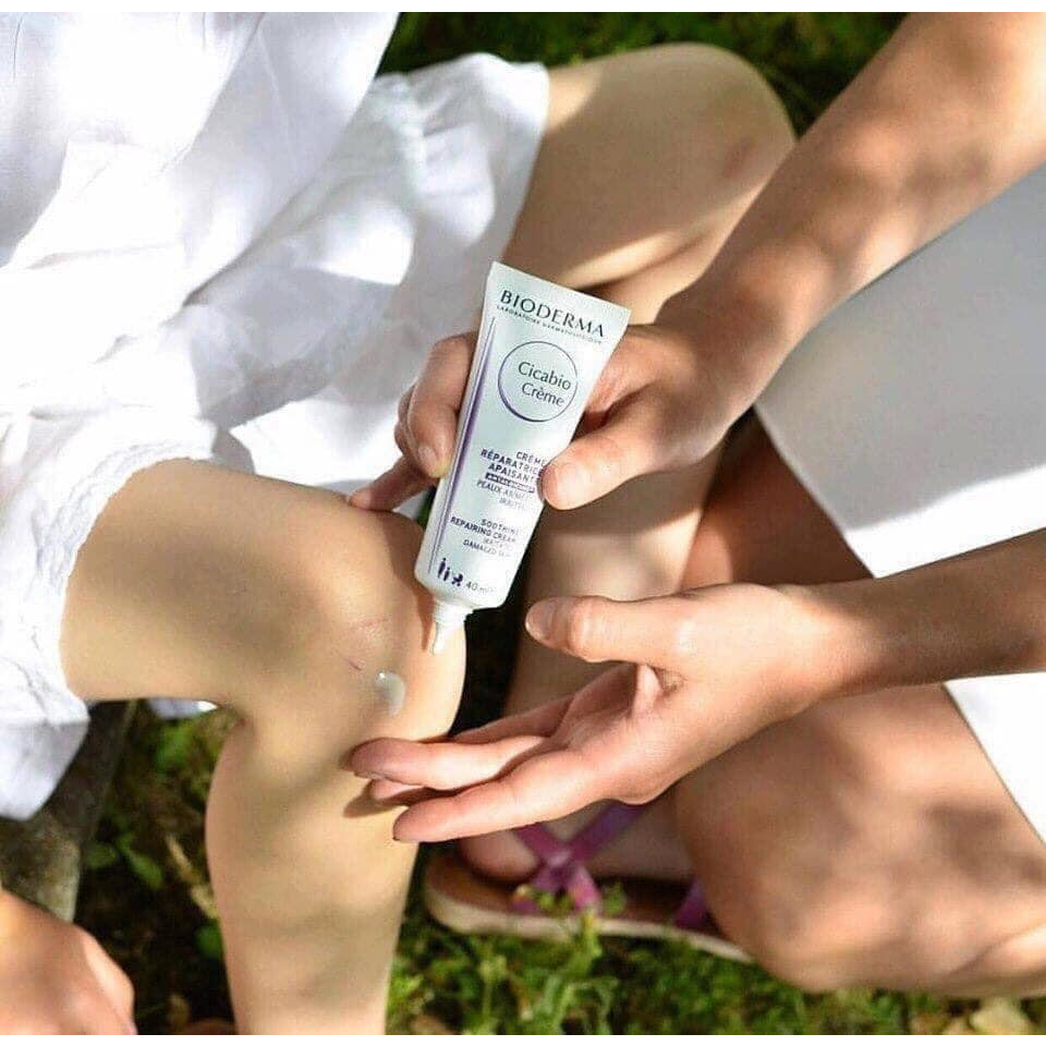 Kem dưỡng ẩm, phục hồi làn da, dùng được cả nhà Bi0-derma tím Cica.bio Creme