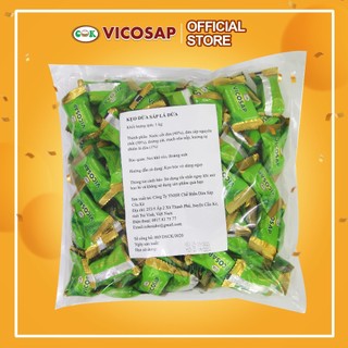Kẹo Dừa Sáp Vicosap Vị Lá Dứa Túi 500g