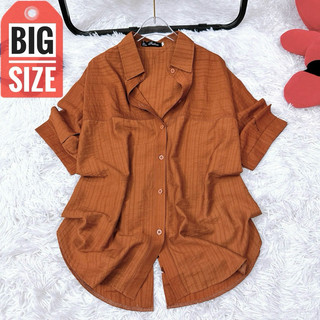 Áo sơ mi nữ xẻ nút sau tay ngắn cotton