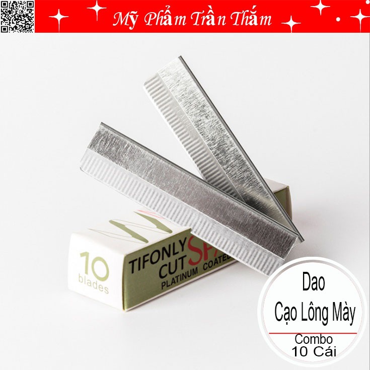 Dao Cạo Lông Mày siêu sắc bén hộp 10 cái