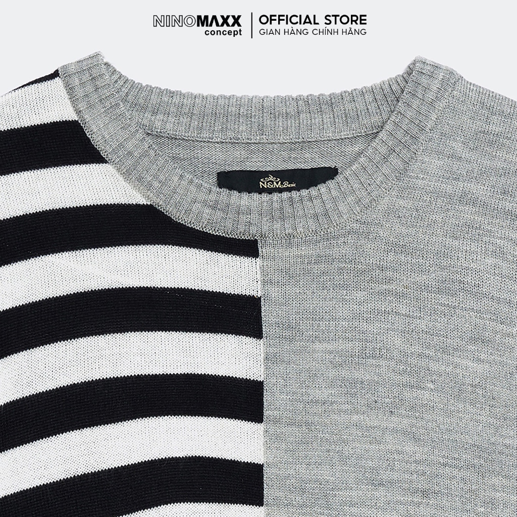 N&M áo Sweater Nam basic tay dài chất len dệt kim 1902089