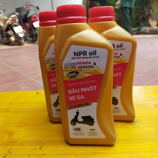 Dầu nhớt xe ga honda và yamaha npr oil