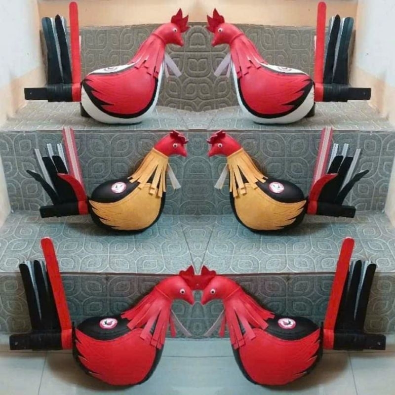 Gà tập lực bằng da, hàng handmade