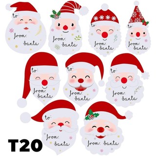 Tem dán sticker, nhãn dán noel giáng sinh trang trí thiệp, hộp quà