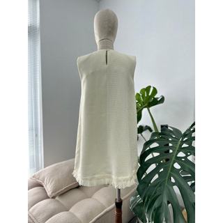 Đầm JAJU Nơ Cổ Tweed KAMI