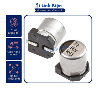 Tụ nhôm 16V 22uF 4x5.4mm chính hãng chất lượng tốt