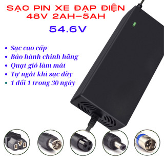 Sạc p.i.n xe đạp điện 48V-2Ah( 54.6V-2Ah)loại tốt