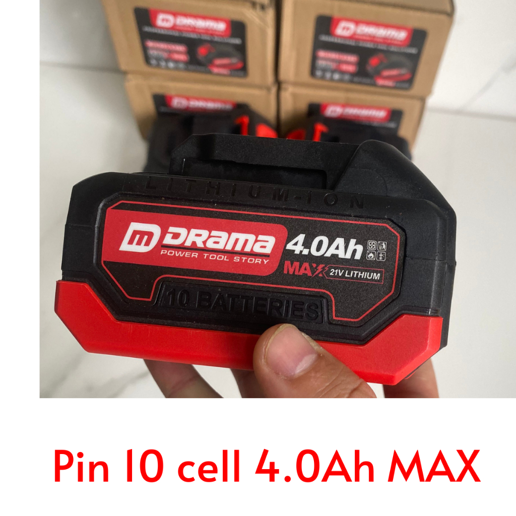 Pin10 cell DRAMA Máy Khoan,Siết Ốc Bulong,Chuyên Vít 198V Thay Cho Pin 72V,88V,118,128,198V..Cùng chân