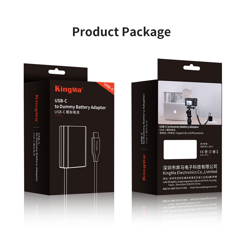 Pin giả Kingma LP-E17M type-C