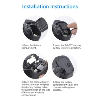 Pin giả Kingma LP-E17 - Dummy Adapter