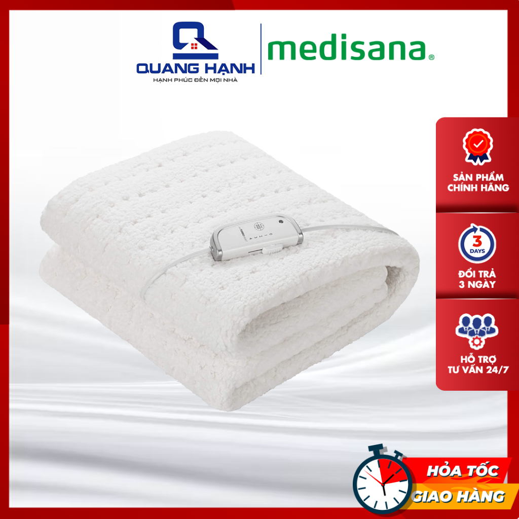 Chăn điện Đệm điện sưởi ấm Medisana HU 672 80cm x 150cm