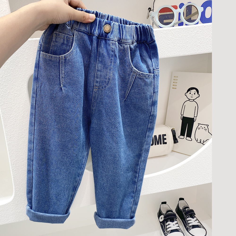 Quần bò cho bé trai Quảng Châu Sukun Quần jeans trẻ em kunkid