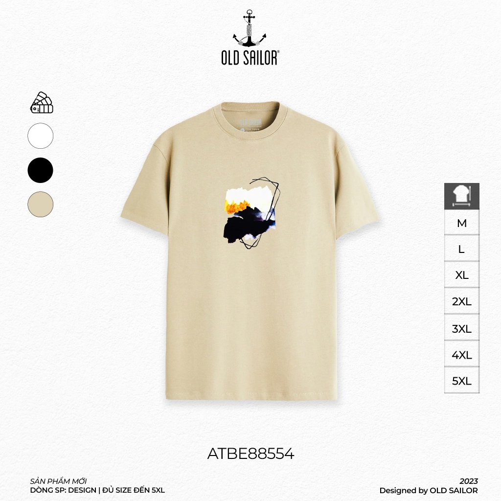 Áo thun họa tiết Painted Hills - 88554 - Big Size Upto 5XL