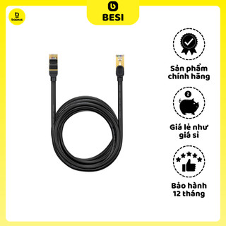 Cáp Mạng 2 Đầu LAN Baseus High Speed 7 types of RJ45 10Gigabit network cable (Round cable)