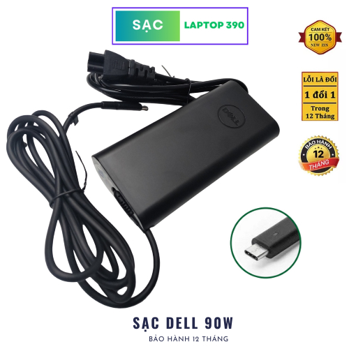 Sạc Dell Ovan 65W 90W 130W Chân Kim To , Kim Nhỏ , Type C