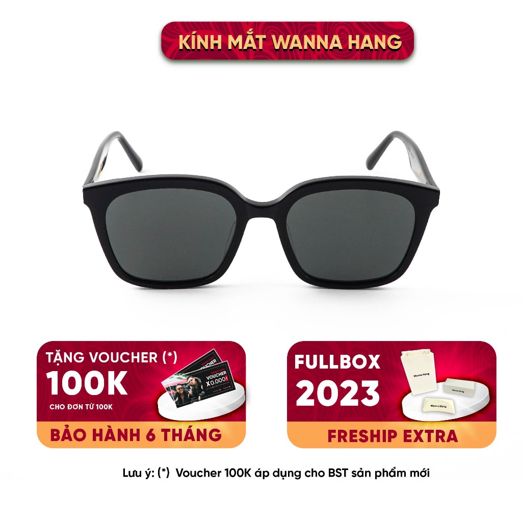 Kính râm Mill nam nữ thời trang đẹp mắt vuông cao cấp chống chói chống tia UV Wanna Hang WHGM154