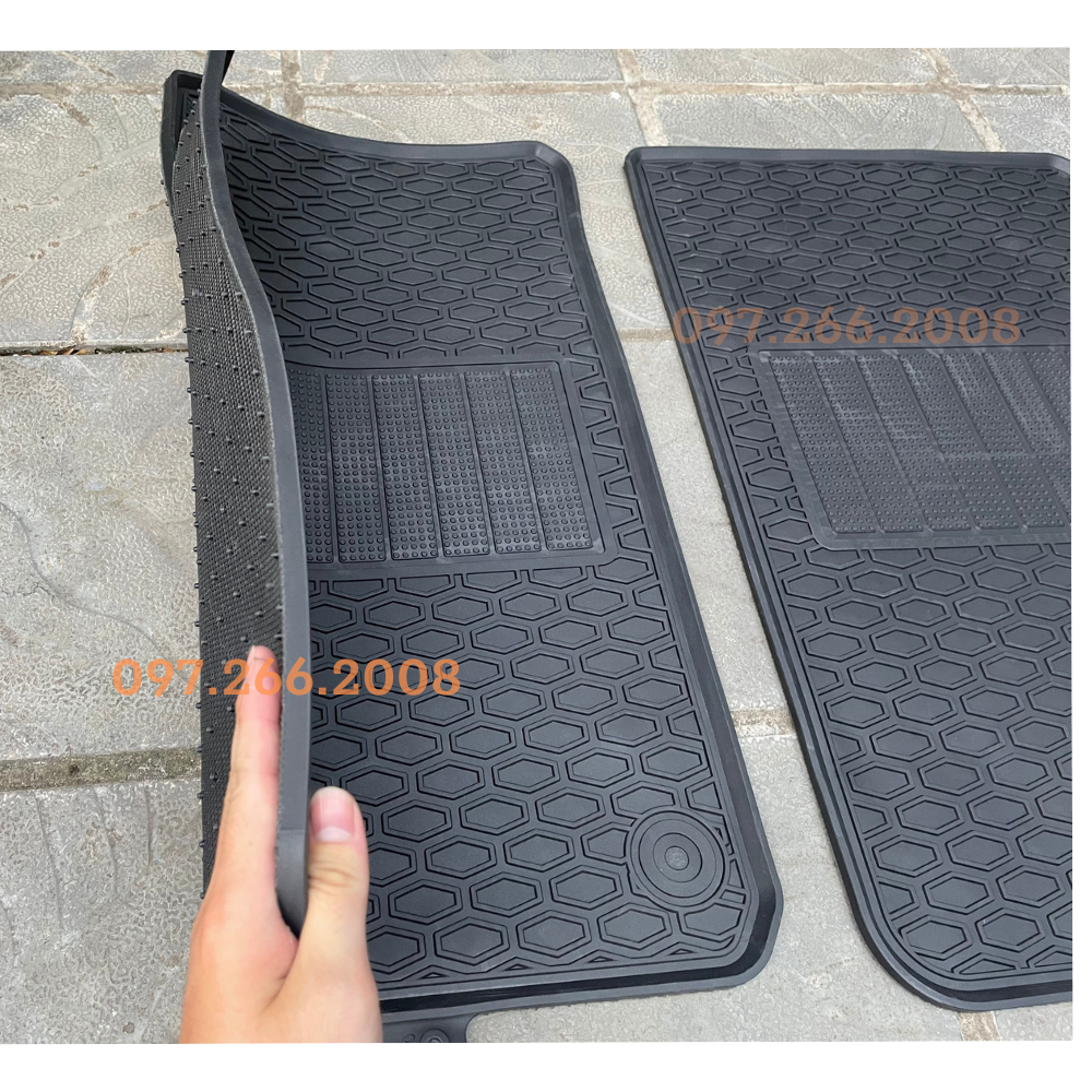 Thảm lót sàn cao su cho xe Honda HRV không mùi, dễ vệ sinh, Không thấm nước- Mẫu NISSIN cao cấp