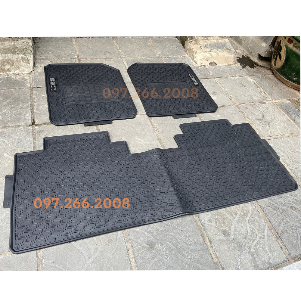 Thảm lót sàn cao su cho xe Honda HRV không mùi, dễ vệ sinh, Không thấm nước- Mẫu NISSIN cao cấp