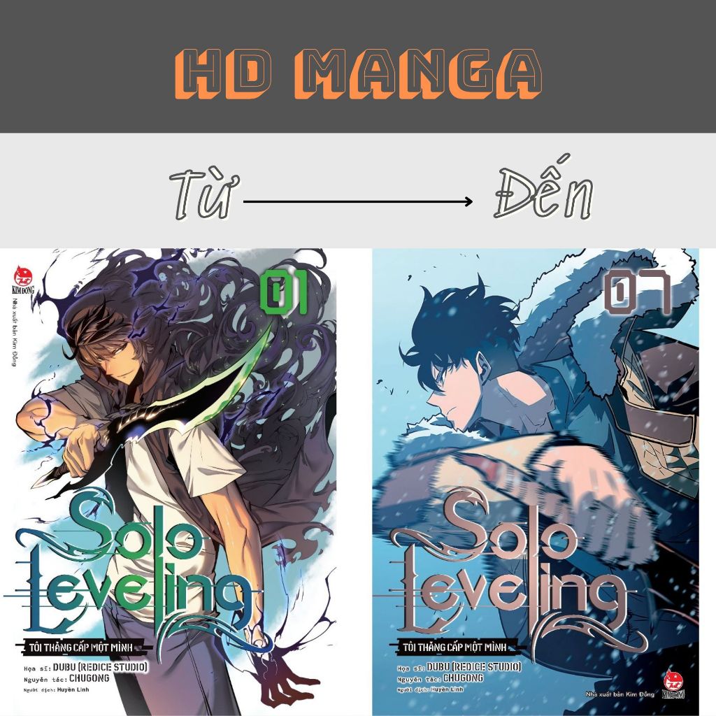 Truyện tranh - Solo Leveling - Tôi thăng cấp một mình - Lẻ các tập 1 2 3 4 5 6 - Poster Phát Hành