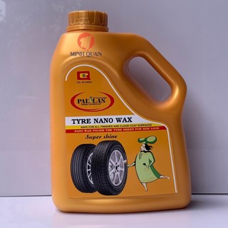 Dung dịch dưỡng bóng lốp xe pallas 1.5 lít, phục hồi và làm đen bóng lốp xe ô tô, xe máy