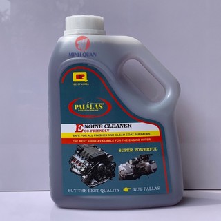 Dung dịch tẩy lốc máy pallas 1.5 lít siêu mạnh, rửa đầu bò, rửa khoang máy siêu sạch