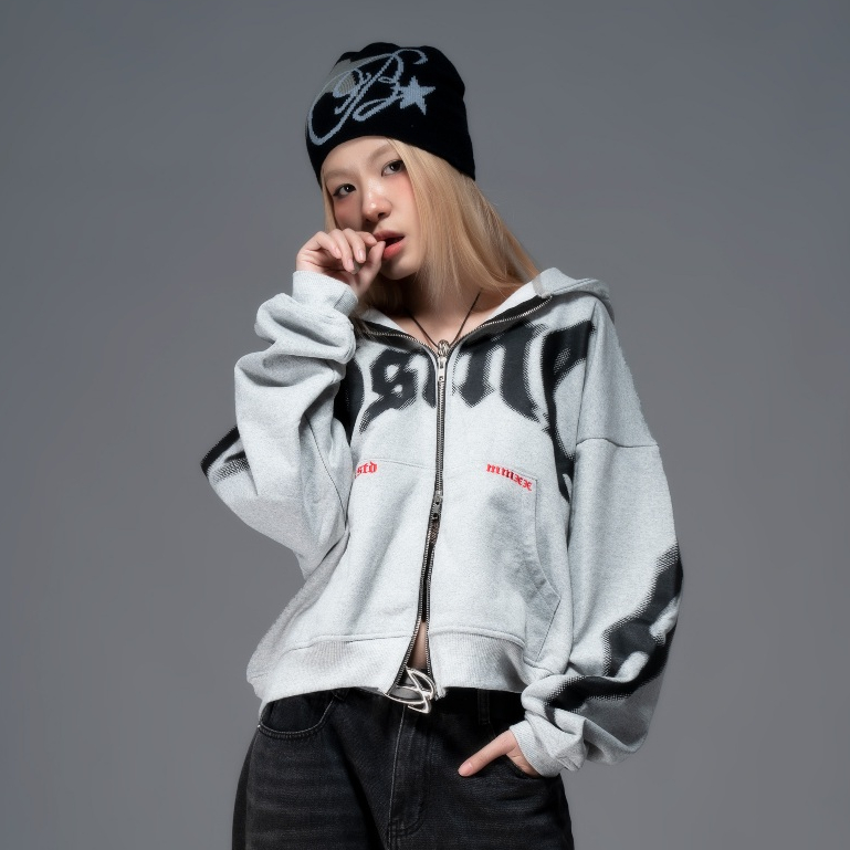 Áo Khoác TRIBAL BOXY DOUBLEZIP HOODIE