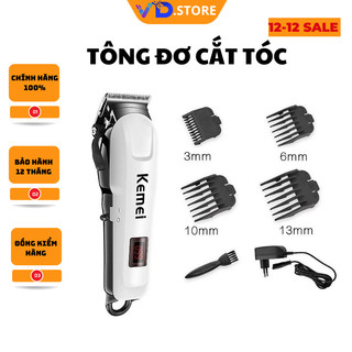 Tông đơ cắt tóc kemei km-809a chính hãng màn hình led hiển thị pin-vd.store