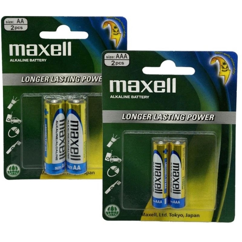5 Vỉ Pin Alkaline Maxell hàng chính hãng công ty AA / AAA