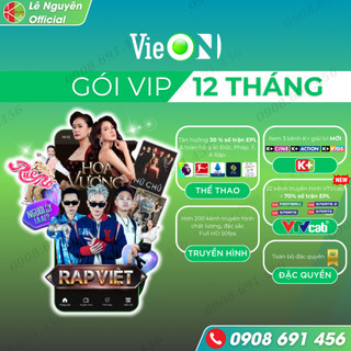 Gói VieON VIP 12 tháng chính hãng