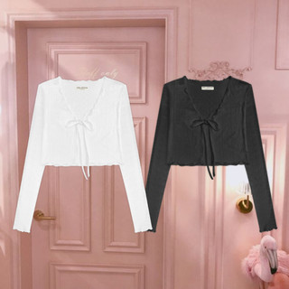 Áo cardigan Kill System Joyce khoác nhẹ thắt nơ