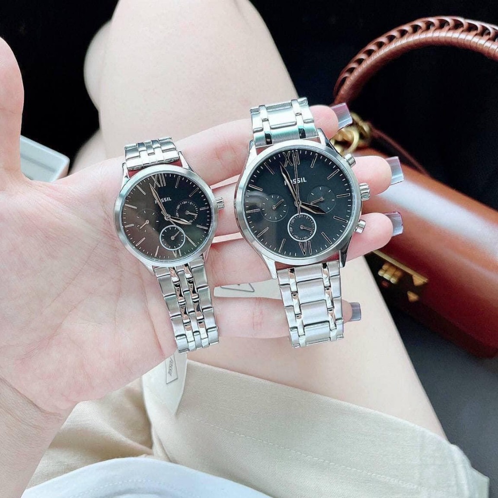Đồng hồ đôi đồng hồ cặp Fossil fullbox