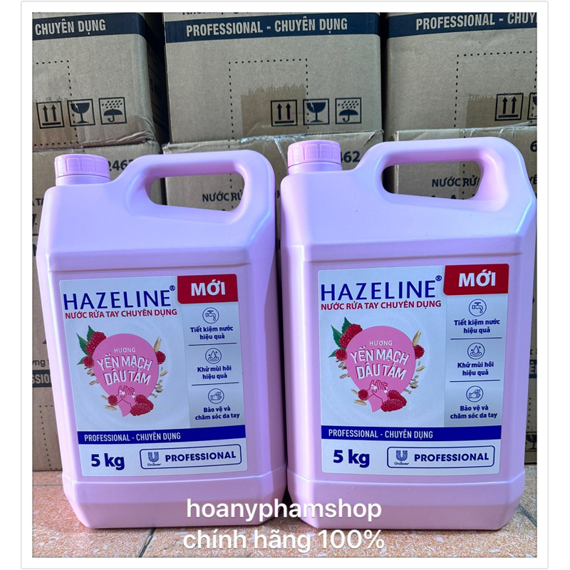 Nước Rửa tay Hazeline can 5kg chuyên dụng