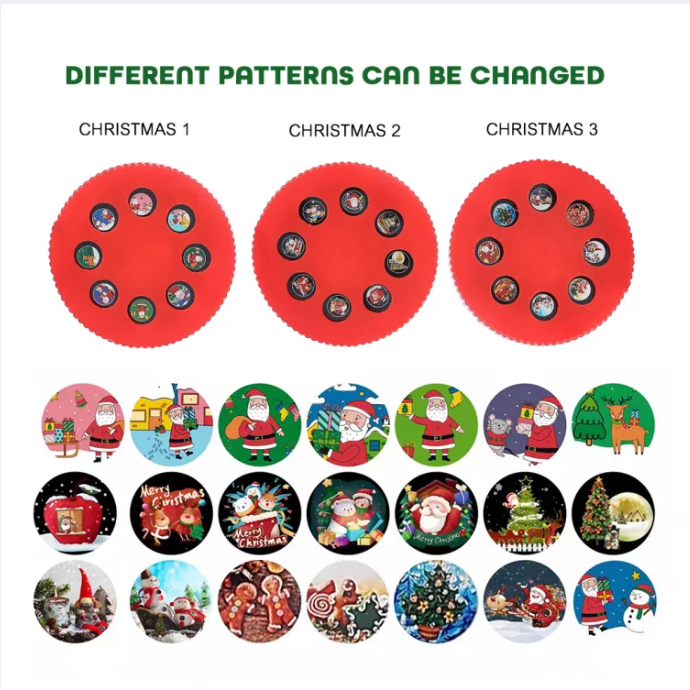 Đèn pin chiếu hình Noel - Những hình ảnh Noel sinh động - Bé làm quen với thế giới quan