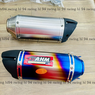 Lon po AHM-M3 TITAN - INOX (kèm theo có pass treo pô zin theo lon)