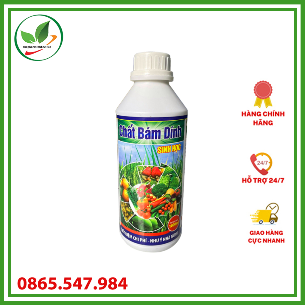 Chất bám dính sinh học. Phòng trừ sâu hại, nhện, bọ trĩ, rệp sáp. Chai 1000ml