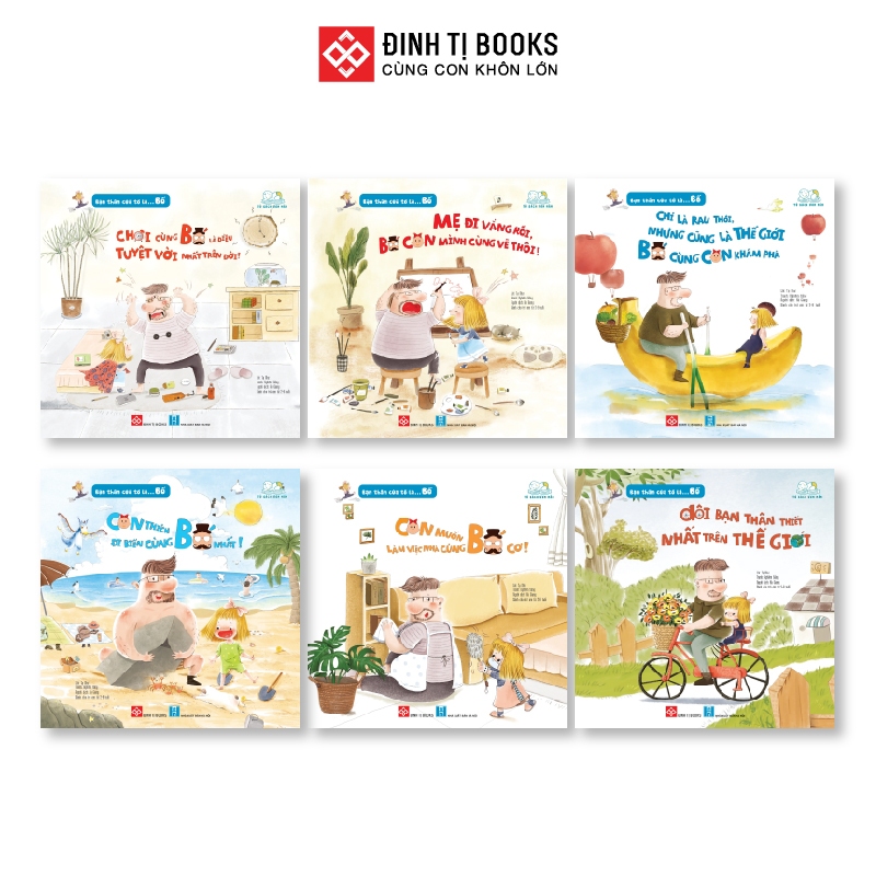 Sách - Bạn thân của tớ là bố - Con hiểu và chơi cùng bố - Đinh Tị Books