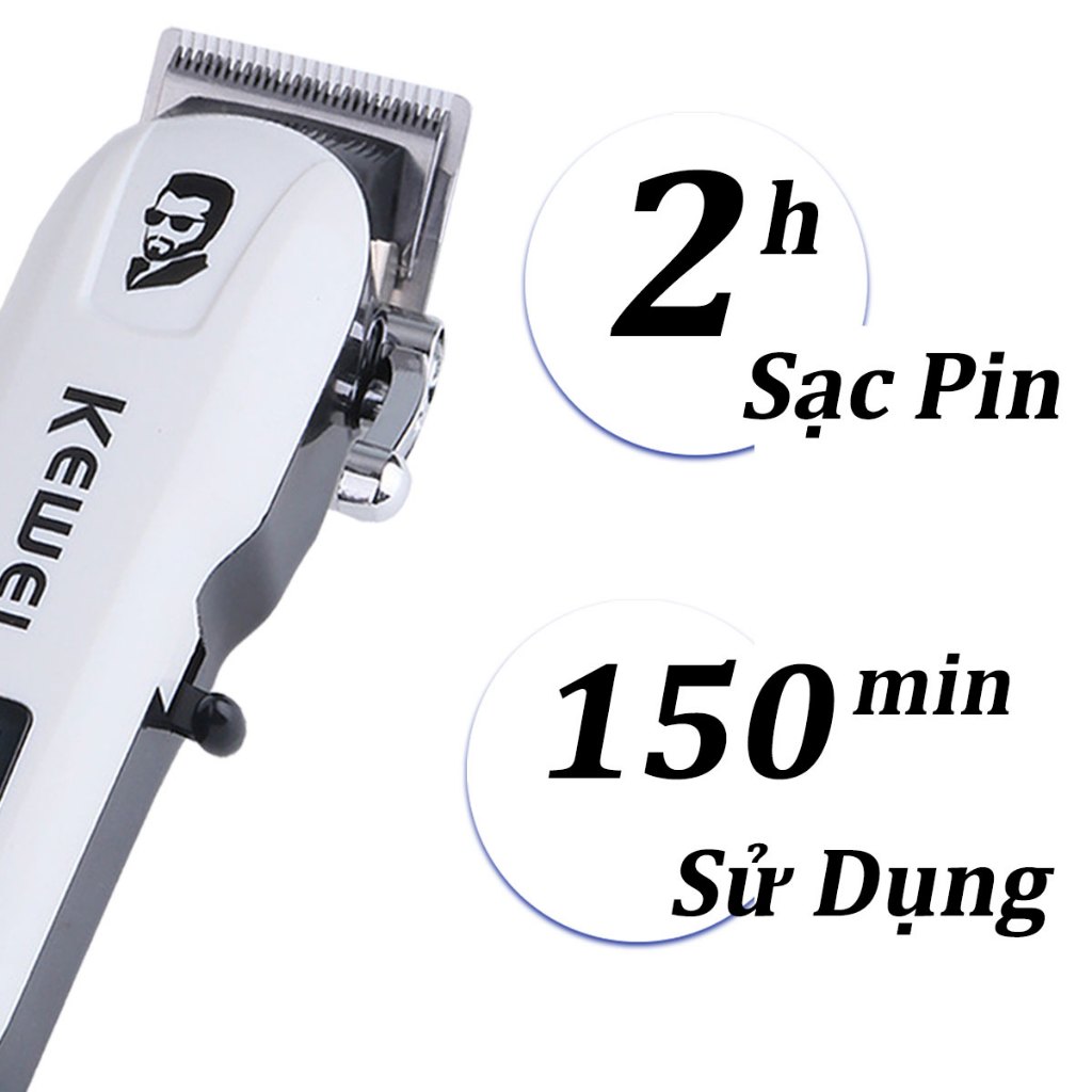 Tăng đơ cắt tóc chuyên nghiệp Kemei 232 chính hãng, tông đơ cắt tóc gia đình, gọn nhẹ, pin trâu, dễ sử dụng