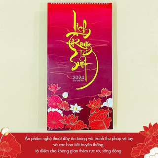 🖋️ LỊCH THƯ PHÁP TRONG SUỐT 2024🎨