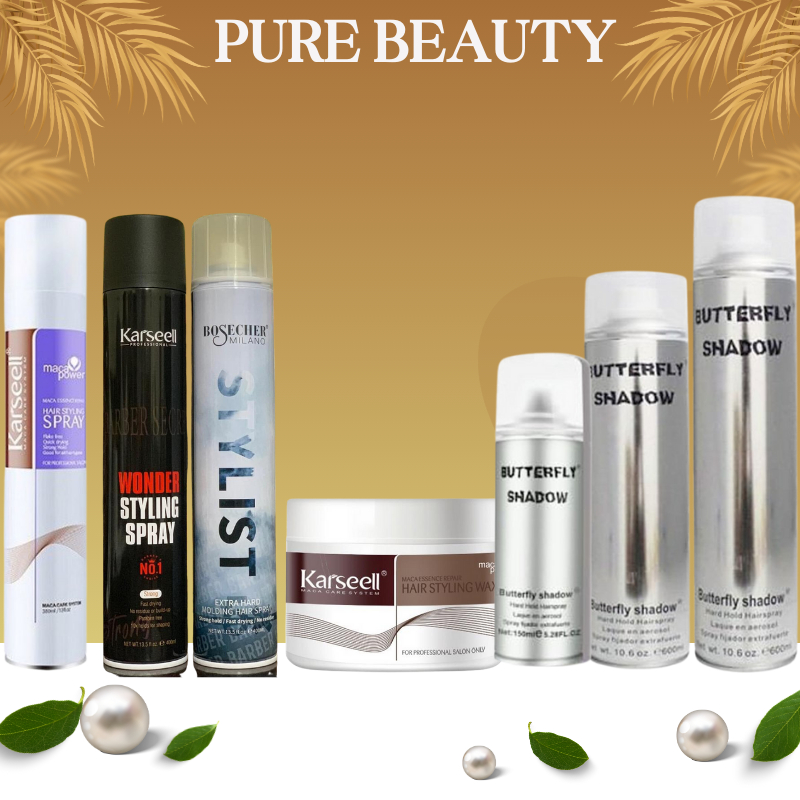 Gôm Xịt Tóc KARSEELL MACCA 400ML. Sáp vuốt tóc KARSEELL 100ML Giữ Nếp Tạo Kiểu Tóc Nam Nữ Chuẩn Salon Hương Nước Hoa