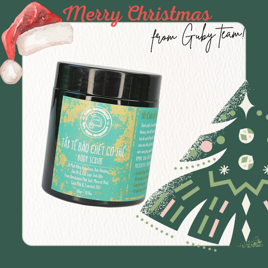 Tẩy Tế Bào Chết Muối Bùn Khoáng BODY SCRUB - Handmade By GUBY HOMEMADE