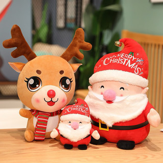 Gấu bông ông già noel/tuần lộc siêu cute quà tặng noel