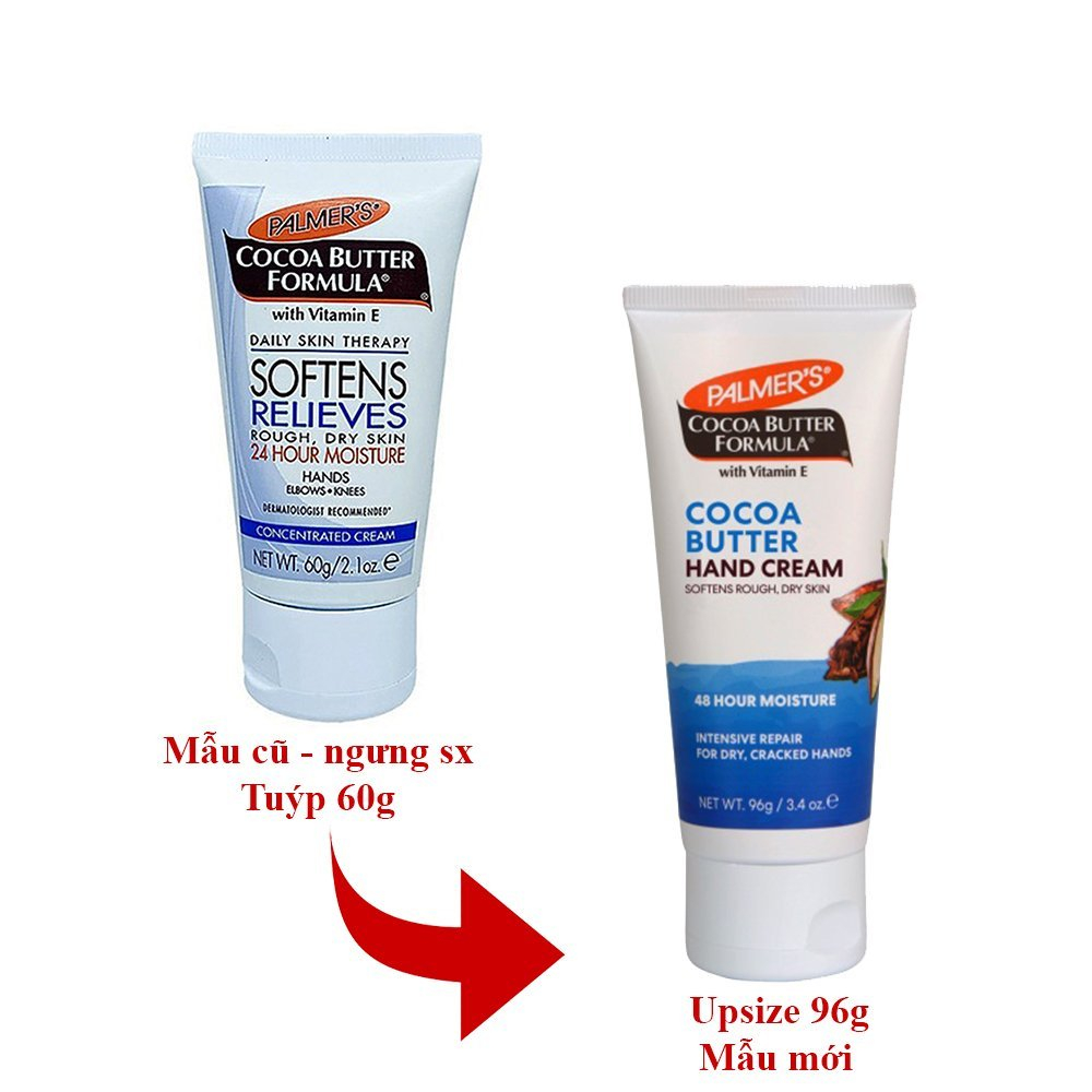 Kem dưỡng da tay Bơ Cacao Palmer’s Dry Skin Concentrated Cream 60g - mềm mịn cho da khô
