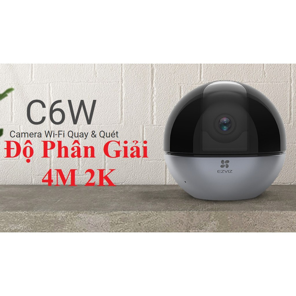 Camera wifi đa năng Ezviz C6W  2K Quay quét 360 độ