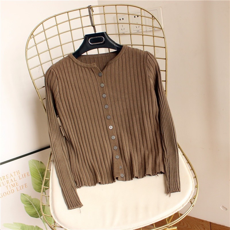 Áo len cardigan dáng ngắn ALW2394