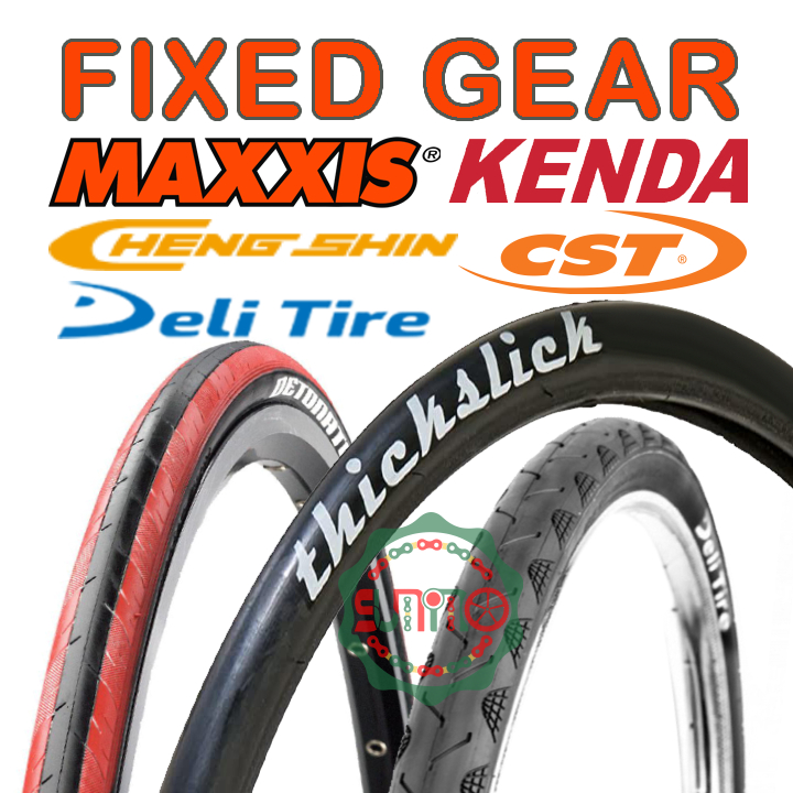 Vỏ xe đạp FIXED GEAR 700x23c các hãng