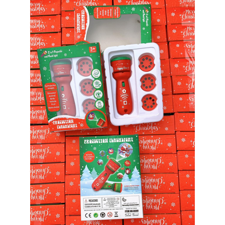 Đèn pin chiếu hình Noel - Những hình ảnh Noel sinh động - Bé làm quen với thế giới quan