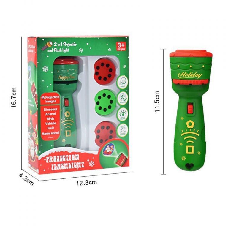 Đèn pin chiếu hình Noel - Những hình ảnh Noel sinh động - Bé làm quen với thế giới quan
